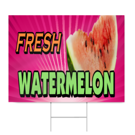 Watermelon Sign