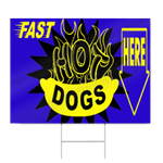 Hot Dog Stand Sign