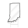 Indiana Shaped Sign - State Shaped Sign