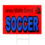 Junior High Soccer Sign