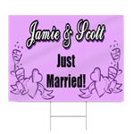 Just Married Sign