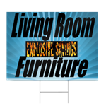 Living Room Furniture Sign