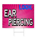 Look Ear Piercing Sign