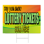 Lottery Tickets Sign
