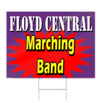 Marching Band Parade Sign