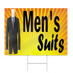 Men's Suit Sign