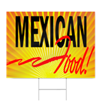 Mexican Food Sign
