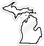 Michigan Shaped Magnet