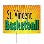 Middle School Basketball Sign
