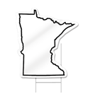 Minnesota Shaped Sign