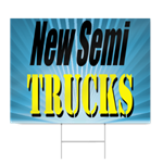 New Semi Truck Sign