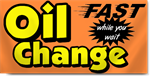 Fast Oil Change Banners