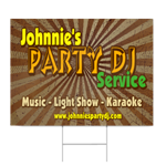 Party DJ Service Sign