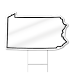 Pennsylvania Shaped Sign
