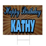 Personalized Birthday Sign