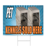 Pet Kennels Sold Here Sign