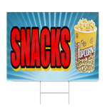 Popcorn Snack Sign