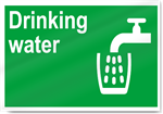 Drinking Water Safety Sign