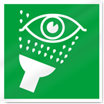 Emergency Eyewash Symbol Safety Sign