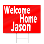 School Welcome Home Sign