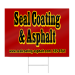 Seal Coating & Asphalt Sign