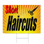 Short Haircut Sign