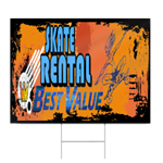 Skate Rental Best Value Sign