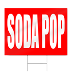 Soda Pop Sign 