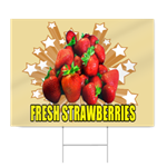Strawberries Sign