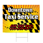 Taxi Service Sign