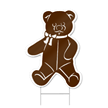 Teddy Bear Shaped Sign