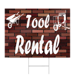 Tool Rental Sign