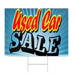 Used Car Sale Sign