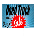 Used Truck Sale Sign