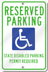 Washington Handicapped Parking Signs