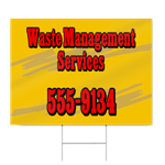 Waste Management Sign