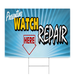Watch Repair Sign