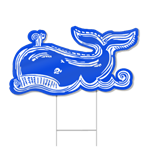 Whale Shaped Sign