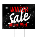 Winter Sale Sign